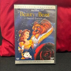 Disney Beauty and the Beast Special Edition DVD - Red and Blue Cover